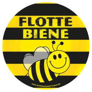 Aufkleber Flotte Biene