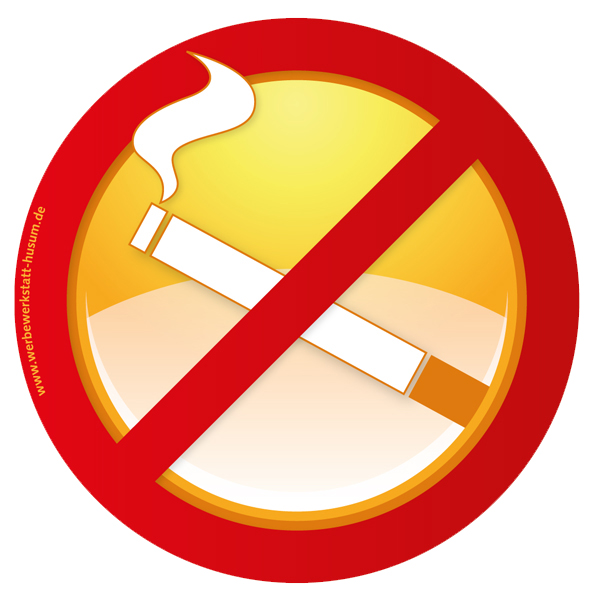 Aufkleber Nichtraucher