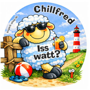 Aufkleber Chillfred