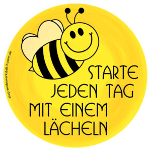 Aufkleber Lächeln