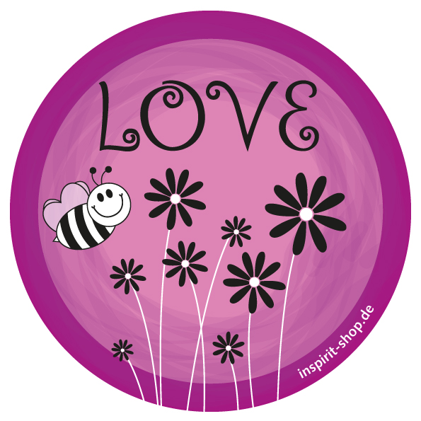 Aufkleber Love