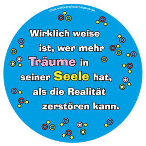 Aufkleber Träume in der Seele
