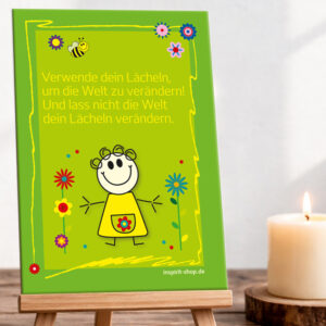 Schildchen Welt verändern