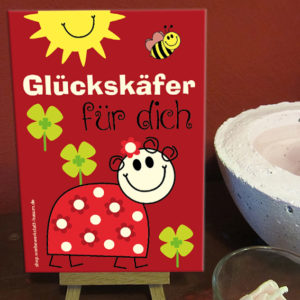 Schildchen Glückskäfer