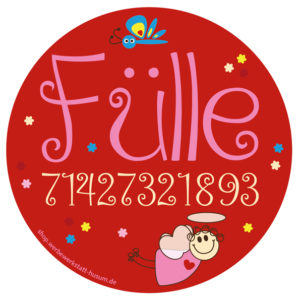 Aufkleber Fülle