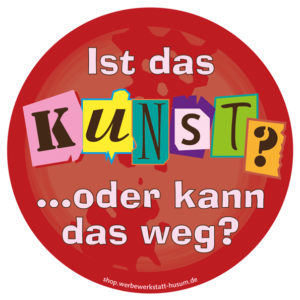 Aufkleber Kunst