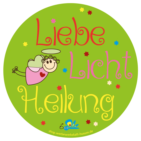 Aufkleber Liebe Licht Heilung