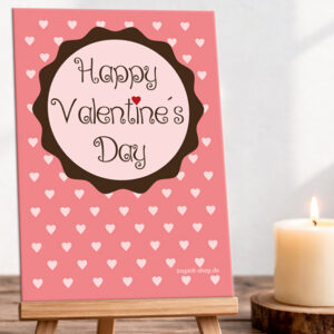 Schildchen Valentinstag