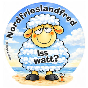 Aufkleber Nordfrieslandfred