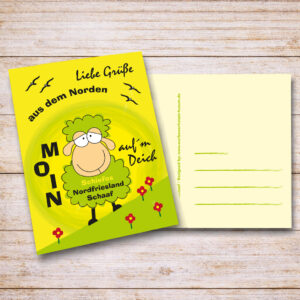 Karte Grüße aus dem Norden